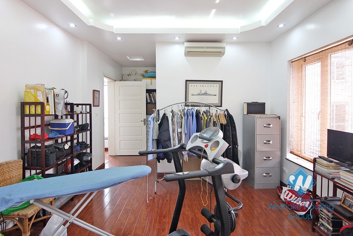 Modern house for rent with garden & swimming pool in Tay Ho, Hanoi